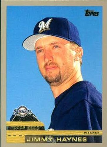 #376 Jimmy Haynes - Milwaukee Brewers - 2000 Topps Baseball