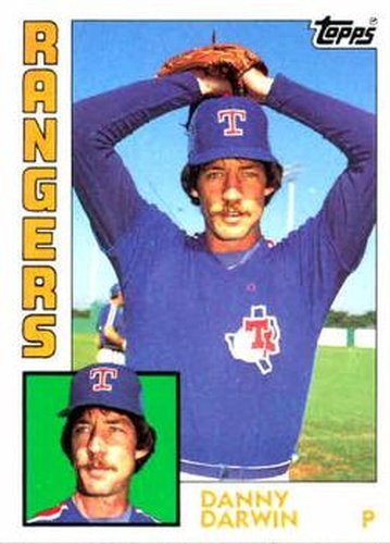 #377 Danny Darwin - Texas Rangers - 1984 Topps Baseball