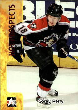 #377 Corey Perry - Portland Pirates - 2005-06 In The Game Heroes and Prospects Hockey