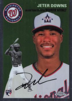 #378 Jeter Downs - Washington Nationals - 2023 Topps Chrome Platinum Anniversary Baseball