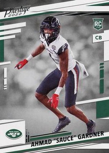 #378 Ahmad "Sauce" Gardner - New York Jets - 2022 Panini Prestige Football