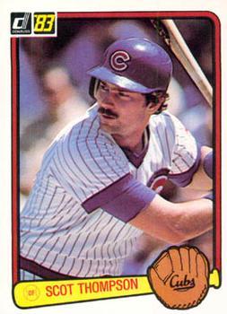 #378 Scot Thompson - Chicago Cubs - 1983 Donruss Baseball