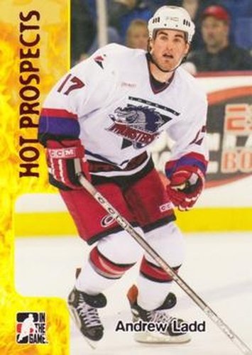 #379 Andrew Ladd - Lowell Lock Monsters - 2005-06 In The Game Heroes and Prospects Hockey