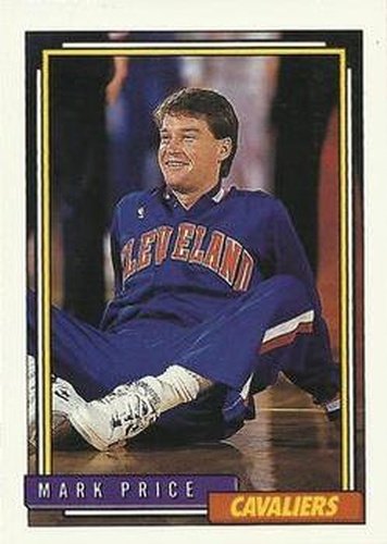 #379 Mark Price - Cleveland Cavaliers - 1992-93 Topps Basketball