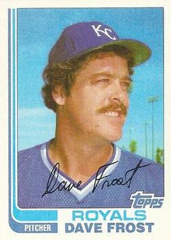 #37T Dave Frost - Kansas City Royals - 1982 Topps Traded Baseball