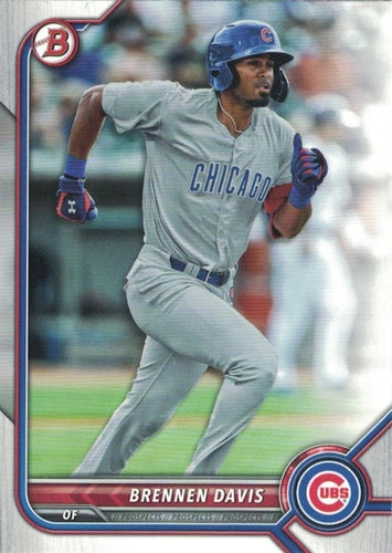 #BP-37 Brennen Davis - Chicago Cubs - 2022 Bowman - Prospects Baseball