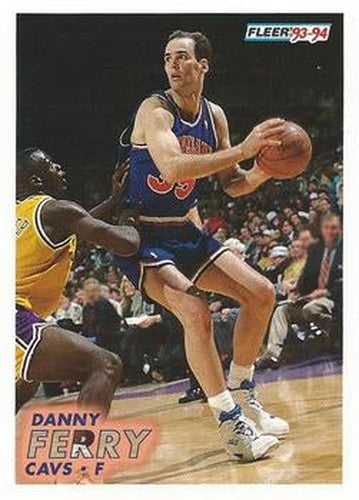 #37 Danny Ferry - Cleveland Cavaliers - 1993-94 Fleer Basketball