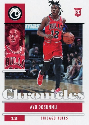 #37 Ayo Dosunmu - Chicago Bulls - 2021-22 Panini Chronicles Basketball