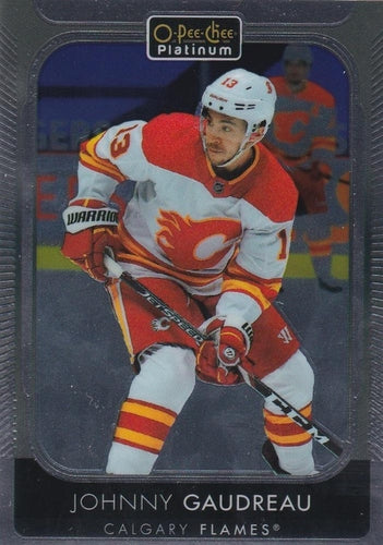 #37 Johnny Gaudreau - Calgary Flames - 2021-22 O-Pee-Chee Platinum Hockey