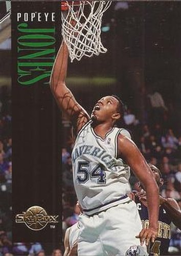 #37 Popeye Jones - Dallas Mavericks - 1994-95 SkyBox Premium Basketball