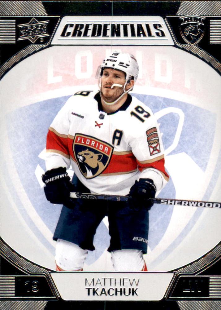#37 Matthew Tkachuk - Florida Panthers - 2022-23 Upper Deck Credentials Hockey
