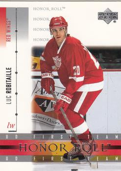 #37 Luc Robitaille - Detroit Red Wings - 2001-02 Upper Deck Honor Roll Hockey