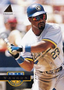 #37 Greg Vaughn - Milwaukee Brewers - 1994 Pinnacle Baseball