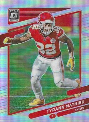 #37 Tyrann Mathieu - Kansas City Chiefs - 2021 Donruss Optic - Holo Football