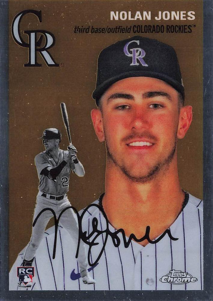 #37 Nolan Jones - Colorado Rockies - 2023 Topps Chrome Platinum Anniversary Baseball