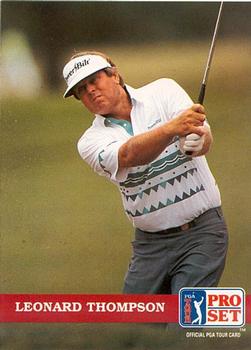 #37 Leonard Thompson - 1992 Pro Set PGA Tour Golf