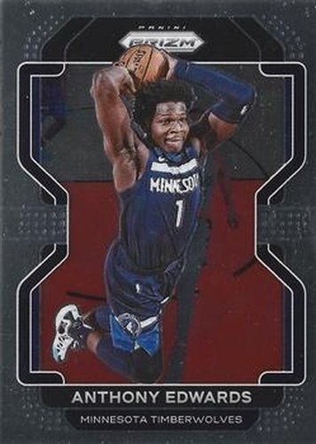 #37 Anthony Edwards - Minnesota Timberwolves - 2021-22 Panini Prizm Basketball