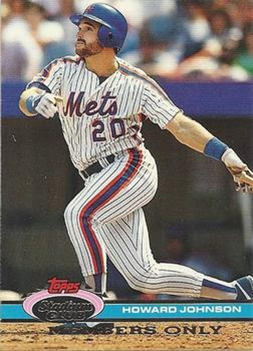 #NNO Howard Johnson - New York Mets - 1991 Stadium Club Members Only