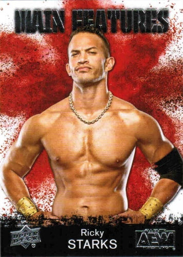#MF-37 Ricky Starks - 2021 Upper Deck AEW - Main Features Wrestling