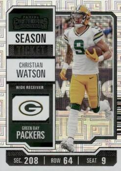 #37 Christian Watson - Green Bay Packers - 2023 Panini Contenders Football
