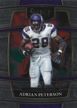 #37 Adrian Peterson - Minnesota Vikings - 2021 Panini Select Football