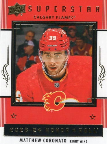 #HR37 Matthew Coronato - Calgary Flames - 2023-24 Upper Deck - Honor Roll Hockey