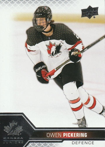 #37 Owen Pickering - Canada - 2022-23 Upper Deck Team Canada Juniors Hockey