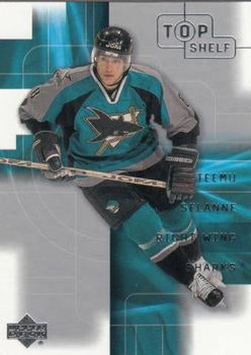 #37 Teemu Selanne - San Jose Sharks - 2001-02 Upper Deck Top Shelf Hockey