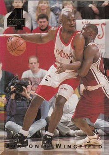 #37 Dontonio Wingfield - Cincinnati Bearcats / Seattle Supersonics - 1994 Classic Four Sport