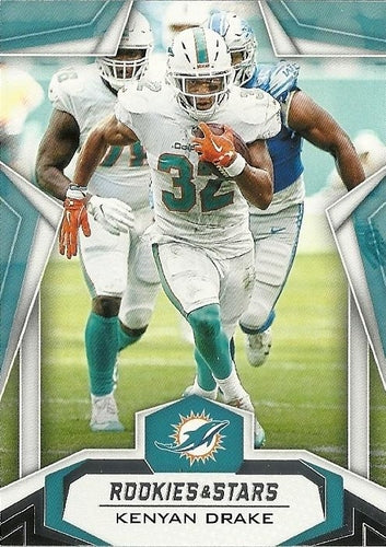 #37 Kenyan Drake - Miami Dolphins - 2019 Panini Rookies & Stars Football