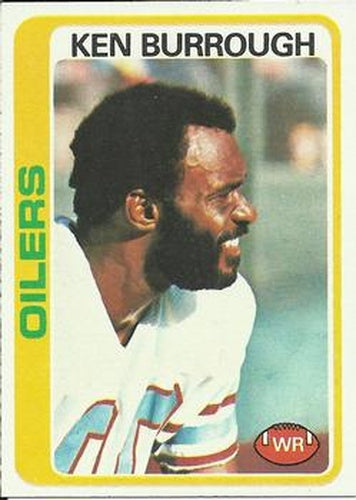 #37 Ken Burrough - Houston Oilers - 1978 Topps Football