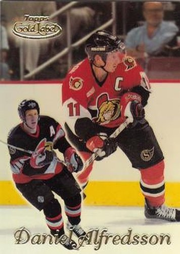 #37 Daniel Alfredsson - Ottawa Senators - 1999-00 Topps Gold Label Hockey