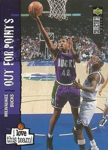 #380 Vin Baker - Milwaukee Bucks - 1995-96 Collector's Choice Basketball