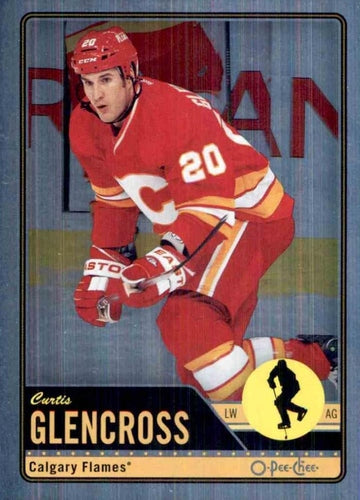#380 Curtis Glencross - Calgary Flames - 2012-13 O-Pee-Chee - Rainbow Hockey