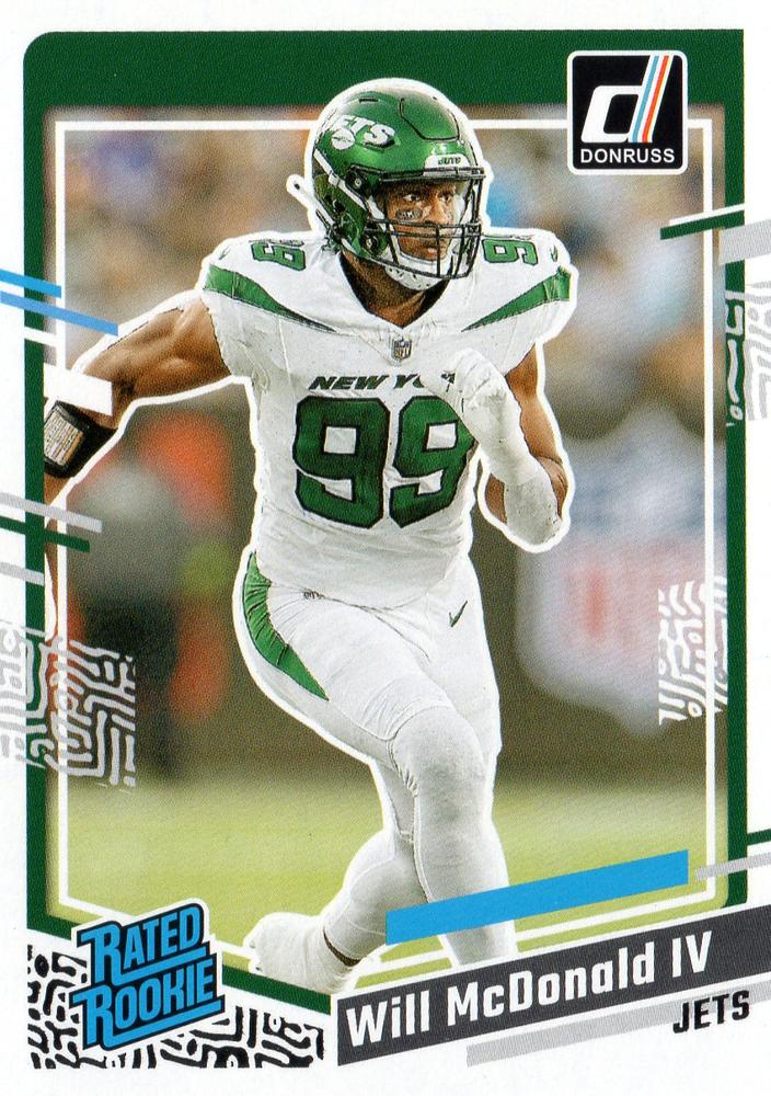 #380 Will McDonald IV - New York Jets - 2023 Donruss Football
