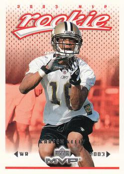 #380 Kareem Kelly - New Orleans Saints - 2003 Upper Deck MVP Football