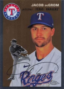 #380 Jacob deGrom - Texas Rangers - 2023 Topps Chrome Platinum Anniversary Baseball