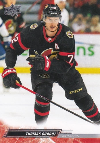 #381 Thomas Chabot - Ottawa Senators - 2022-23 Upper Deck Hockey