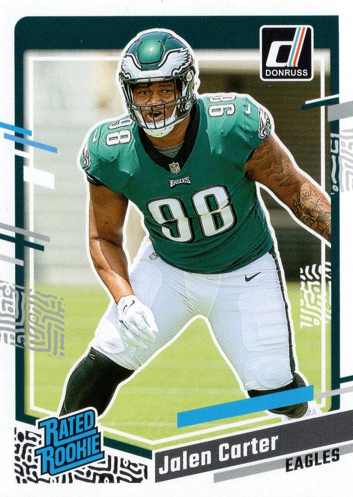 #381 Jalen Carter - Philadelphia Eagles - 2023 Donruss Football