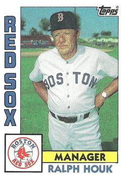 #381 Ralph Houk - Boston Red Sox - 1984 Topps Baseball