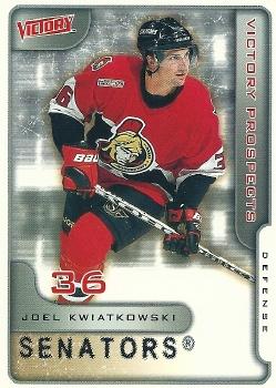 #382 Joel Kwiatkowski - Ottawa Senators - 2001-02 Upper Deck Victory Hockey