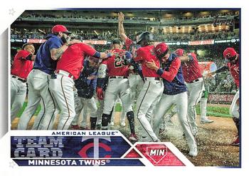 #382 Minnesota Twins - Minnesota Twins - 2023 Topps Baseball