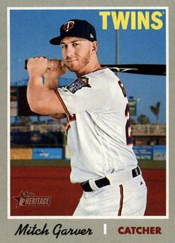 #383 Mitch Garver - Minnesota Twins - 2019 Topps Heritage Baseball