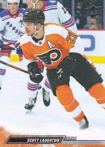 #384 Scott Laughton - Philadelphia Flyers - 2022-23 Upper Deck Hockey