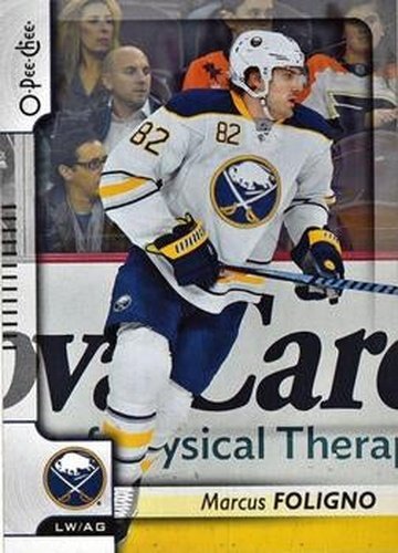 #384 Marcus Foligno - Buffalo Sabres - 2017-18 O-Pee-Chee Hockey