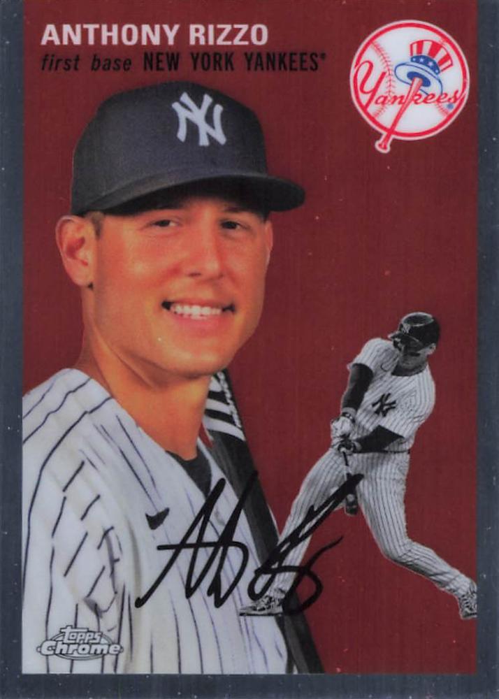 #384 Anthony Rizzo - New York Yankees - 2023 Topps Chrome Platinum Anniversary Baseball