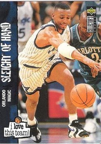 #384 Anfernee Hardaway - Orlando Magic - 1995-96 Collector's Choice Basketball