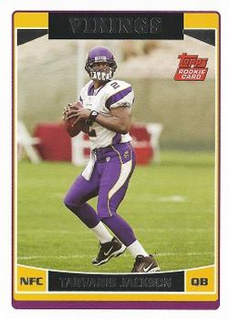 #384 Tarvaris Jackson - Minnesota Vikings - 2006 Topps Football