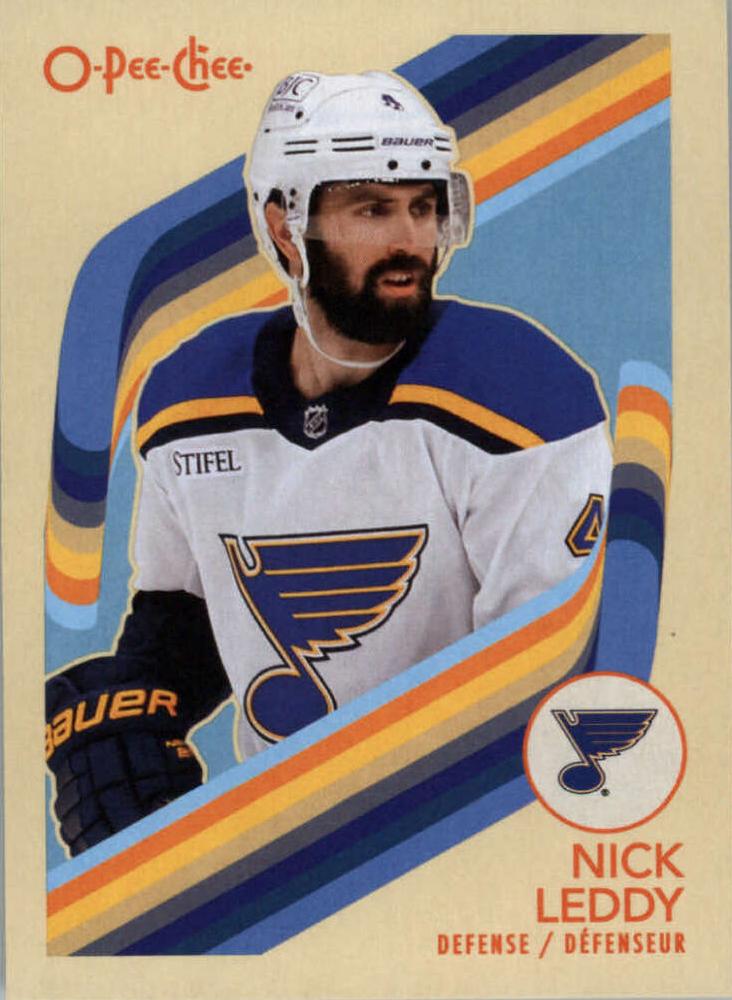 #385 Nick Leddy - St. Louis Blues - 2023-24 O-Pee-Chee - Retro Hockey