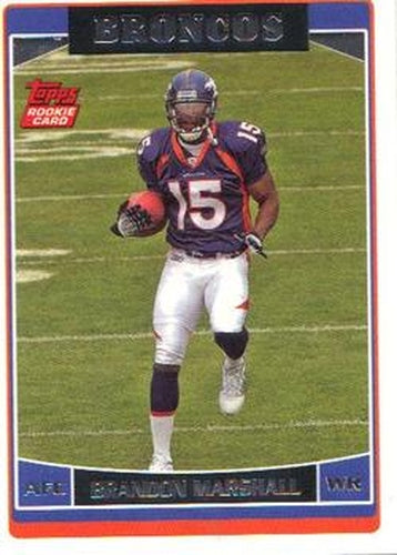 #385 Brandon Marshall - Denver Broncos - 2006 Topps Football